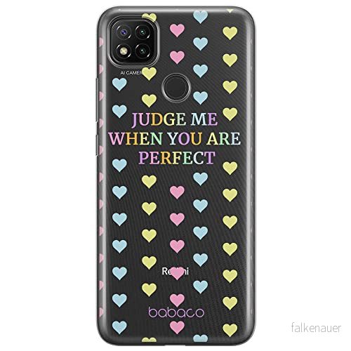 ERT GROUP mobiltelefonfodral för Xiaomi REDMI 9C originalt och officiellt licensierat Babaco mönster Judge me 001 optimalt anpassad till formen på mobiltelefonen, gedeeltelijk transparant 5903932901238