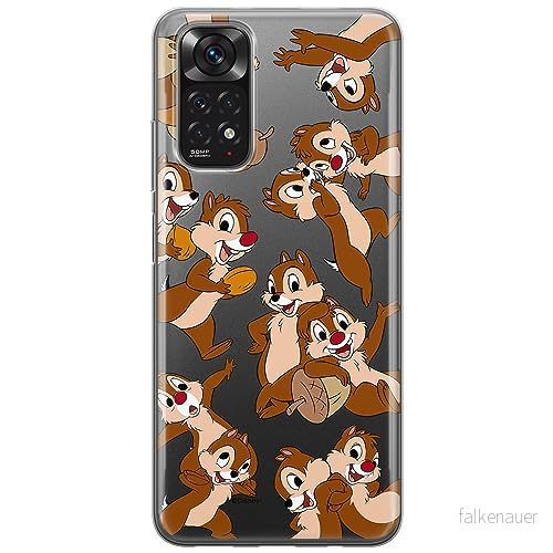 ERT GROUP mobiltelefonfodral för Xiaomi REDMI NOTE 11 4G/ 11S 4G originalt och officiellt licensierat Disney mönster Chip & Dale 004 anpassad till formen på mobiltelefonen, gedeeltelijk transparant 5905795020637