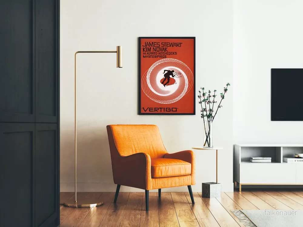 Filmposter Vertigo av Alfred Hitchcock - Bild 2