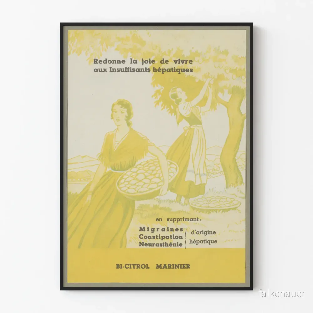 Vintageposter Bi-Citrol Marinier – Hälsovård och välbefinnande reklam Vintageposter Bi-Citrol Marinier – Hälsovård och välbefinnande reklam