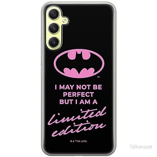 ERT GROUP mobiltelefonfodral för Samsung A34 5G originalt och officiellt licensierat DC mönster Batman 062 optimalt anpassad till formen på mobiltelefonen, fodral tillverkad av TPU plast 5905511784225