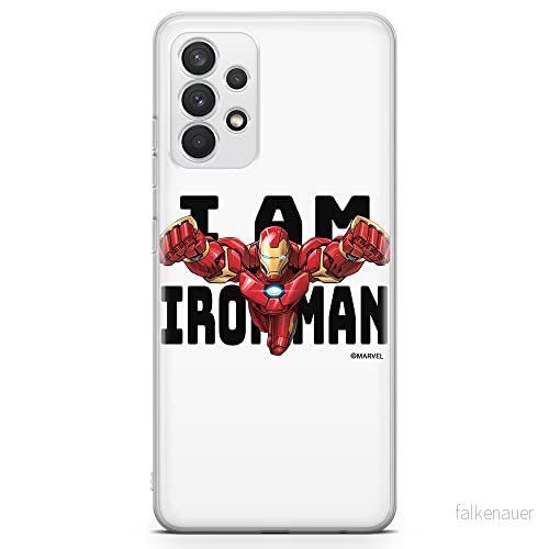 ERT GROUP mobiltelefonfodral för Samsung A32 4G LTE originalt och officiellt licensierat Marvel mönster Iron Man 028 optimalt anpassad till formen på mobiltelefonen, fodral tillverkad av TPU plast 5904805143632