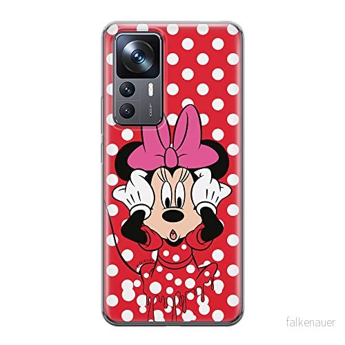 ERT GROUP mobiltelefonfodral för Xiaomi 12T/12T pro/K50 Ultra originalt och officiellt licensierat Disney mönster Minnie 016 anpassad till formen på mobiltelefonen, fodral tillverkad av TPU plast 5905511576448