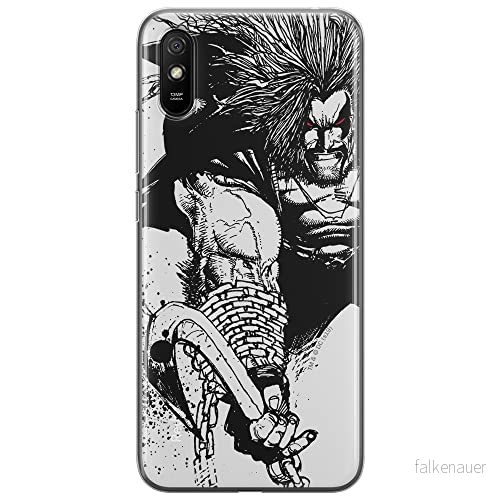 ERT GROUP mobiltelefonfodral för Xiaomi REDMI 9A originalt och officiellt licensierat DC mönster Lobo 004 Vit optimalt anpassad till formen på mobiltelefonen, fodral tillverkad av TPU plast 5903040295649
