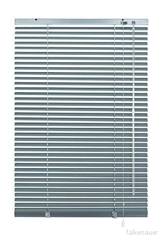 Deco Company Aluminiumpersienn att klämma fast, Silverblå, 70 x 130 cm, 23 3138 4003018354444