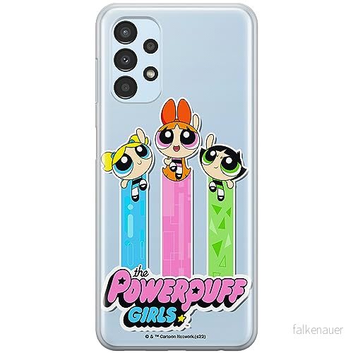 ERT GROUP mobiltelefonfodral för Samsung A13 4G originalt och officiellt licensierat The Powerpuff Girls mönster 030, gedeeltelijk transparant 5905511974947