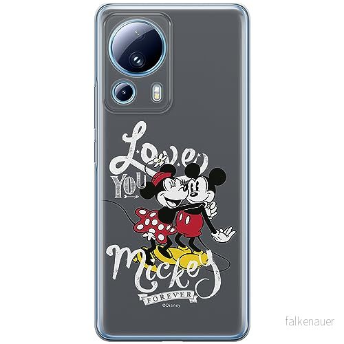 ERT GROUP mobiltelefonfodral för Xiaomi 13 LITE/CIVI 2 originalt och officiellt licensierat Disney mönster Mickey & Minnie 001 anpassad till formen på mobiltelefonen, fodral tillverkad av TPU plast 5905511917074