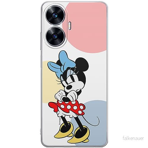 ERT GROUP mobiltelefonfodral för Realme C55 originalt och officiellt licensierat Disney mönster Minnie 078 optimalt anpassad till formen på mobiltelefonen, fodral tillverkad av TPU plast 5905795030797