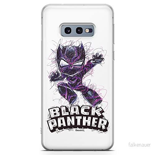 ERT GROUP mobiltelefonfodral för Samsung S10e originalt och officiellt licensierat Marvel mönster Black Panther 017 optimalt anpassad till formen på mobiltelefonen, fodral tillverkad av TPU plast 5904805231803