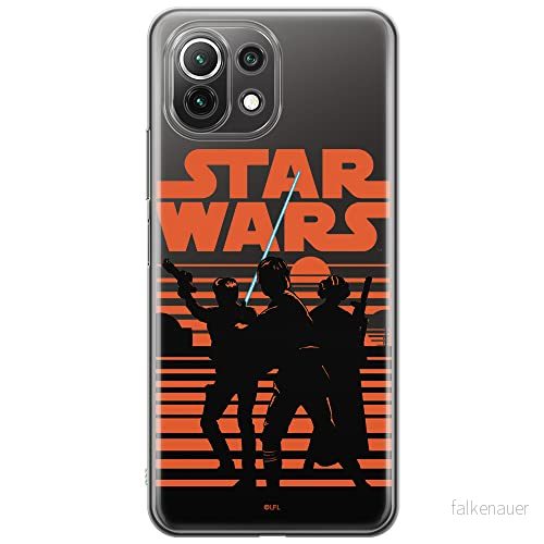 ERT GROUP mobiltelefonfodral för Xiaomi 11 LITE 4G/5G originalt och officiellt licensierat Star Wars mönster 026, gedeeltelijk transparant 5903932705065