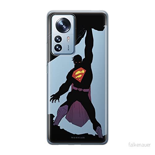 ERT GROUP mobiltelefonfodral för Xiaomi 12 PRO originalt och officiellt licensierat DC mönster Superman 008 optimalt anpassad till formen på mobiltelefonen, gedeeltelijk transparant 5905511514099