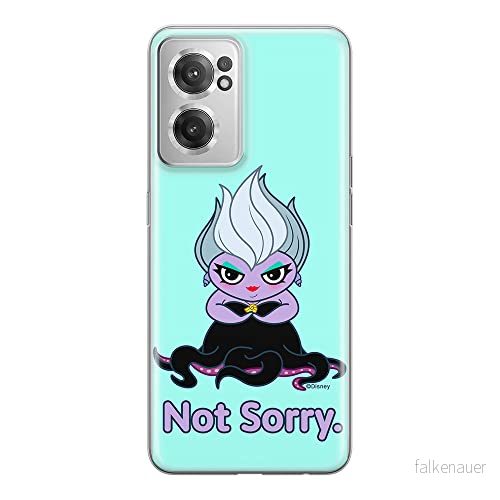 ERT GROUP mobiltelefonfodral för Oneplus NORD CE 2 originalt och officiellt licensierat Disney mönster Ursula 004 optimalt anpassad till formen på mobiltelefonen, fodral tillverkad av TPU plast 5905511293765