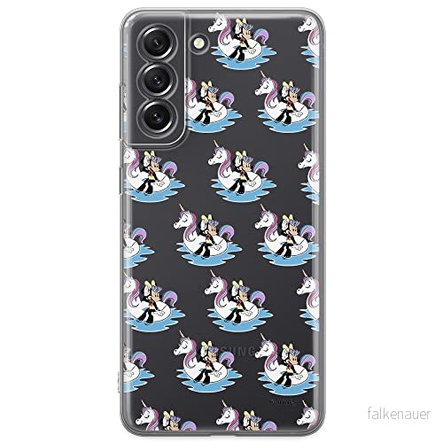 ERT GROUP mobiltelefonfodral för Samsung S21 FE originalt och officiellt licensierat Disney mönster Minnie 030 optimalt anpassad till formen på mobiltelefonen, gedeeltelijk transparant 5903932976922