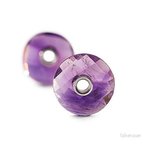 Trollbeads damörhängen Ametist glas 86101, 4 m Zuleitung mit Kinderschutz, Glas, 5711246009843