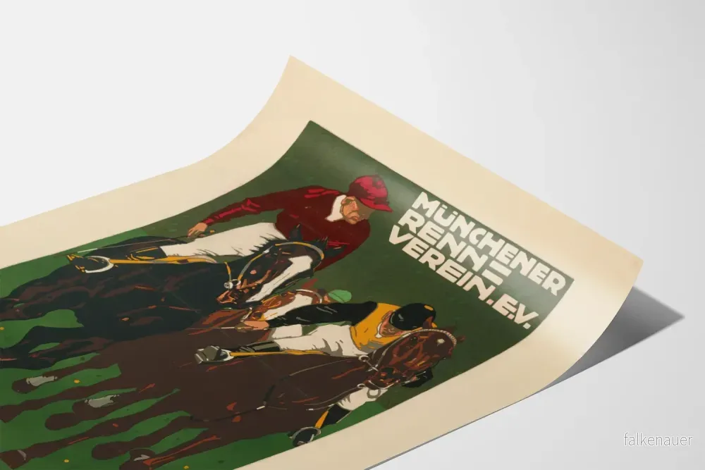 Vintageposter för hästkapplöpning Münchener Rennverein E.V. - Bild 3