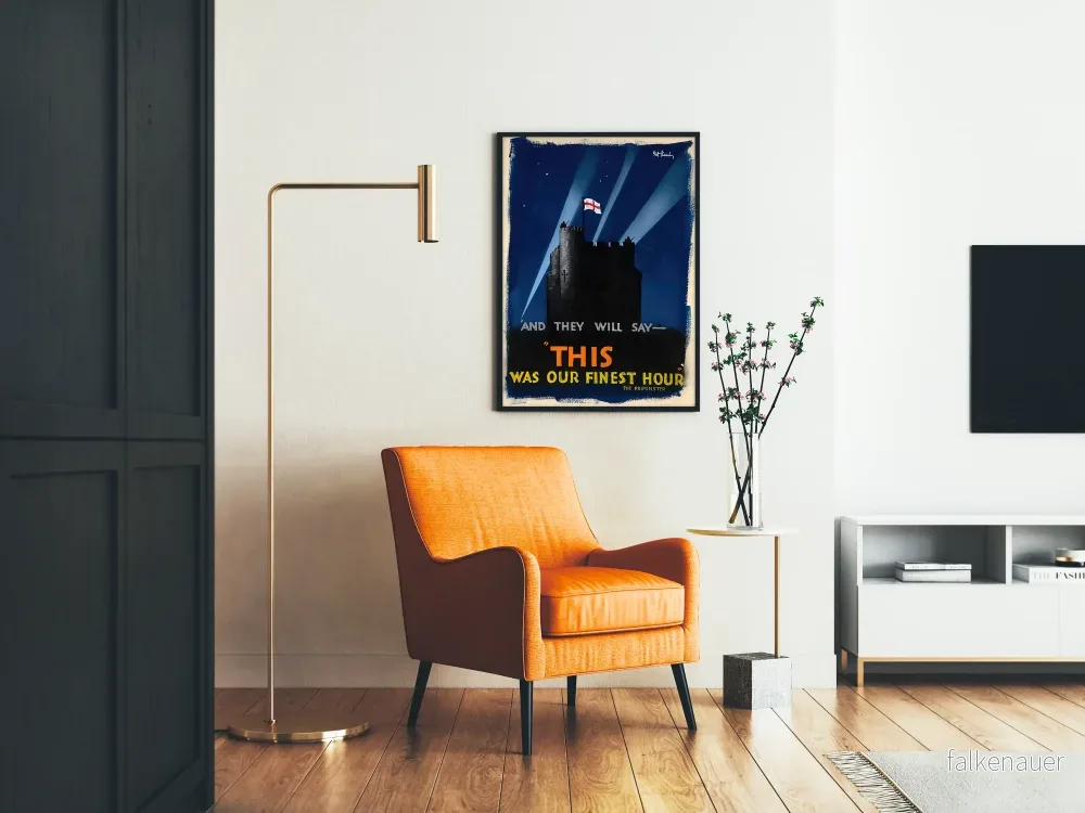 Väggposter Engelska slottet 'This Was Our Finest Hour' - Bild 2