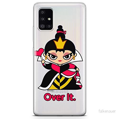 ERT GROUP mobiltelefonfodral för Samsung A51 originalt och officiellt licensierat Disney mönster Queen of Hearts 001 optimalt anpassad till formen på mobiltelefonen, gedeeltelijk transparant 5905131423665