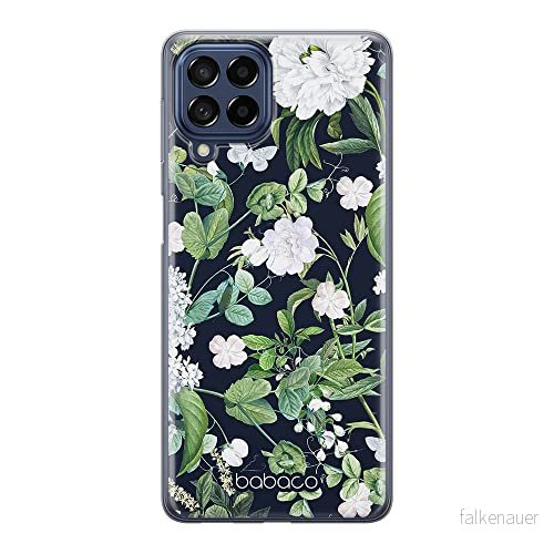 ERT GROUP mobiltelefonfodral för Samsung M33 5G originalt och officiellt licensierat Babaco mönster Flowers 034 optimalt anpassad till formen på mobiltelefonen, fodral tillverkad av TPU plast 5905511354541