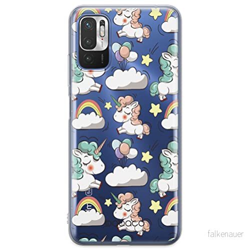 ERT GROUP mobiltelefonfodral för Xiaomi REDMI NOTE 10 5G / POCO M3 PRO originalt och officiellt licensierat Babaco mönster Unicorn 001 anpassad till formen på mobiltelefonen, gedeeltelijk transparant 5904805610196