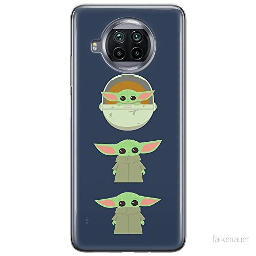 ERT GROUP mobiltelefonfodral för Xiaomi MI 10T LITE/REDMI NOTE 9 PRO 5G originalt och officiellt licensierat Star Wars mönster Baby Yoda 007, fodral tillverkad av TPU plast 5903537157757