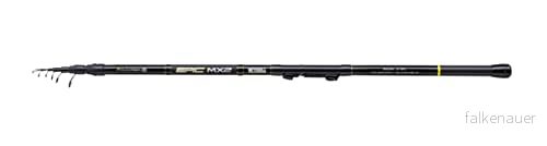 Mitchell Epic MX2 teleskopiska justerbara stavar, designade för flytande fiske på float eller bäck, progressiv åtgärd att minska förlorade fiskar, M24 kolämnen 22021656875