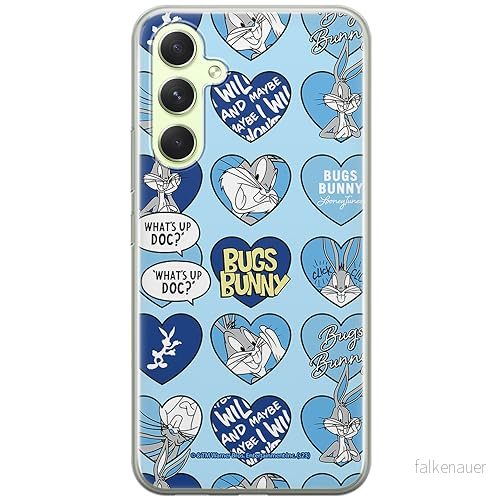ERT GROUP mobiltelefonfodral för Samsung A54 5G originalt och officiellt licensierat Looney Tunes mönster Bugs 021 optimalt anpassad till formen på mobiltelefonen, fodral tillverkad av TPU plast 5905795086473