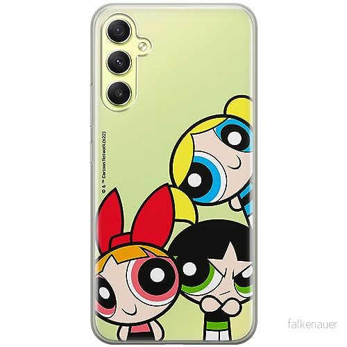 ERT GROUP mobiltelefonfodral för Samsung A34 5G originalt och officiellt licensierat The Powerpuff Girls mönster 015 optimalt anpassad till formen på mobiltelefonen, gedeeltelijk transparant 5905511964153