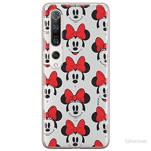 ERT GROUP mobiltelefonfodral för Xiaomi MI 10 / PRO originalt och officiellt licensierat Disney mönster Minnie 058 optimalt anpassad till formen på mobiltelefonen, gedeeltelijk transparant 5903537168654