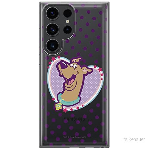 ERT GROUP mobiltelefonfodral för Samsung S23 ULTRA originalt och officiellt licensierat Scooby Doo mönster 005 optimalt anpassad till formen på mobiltelefonen, gedeeltelijk transparant 5905511465681
