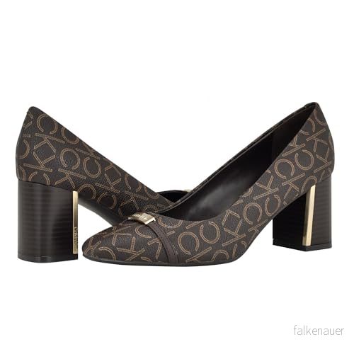 Calvin Klein Unesta pumps för kvinnor, Brun logotyp 200, 37.5 EU 197648131514 Calvin Klein Unesta pumps för kvinnor, Brun logotyp 200, 37.5 EU 197648131514