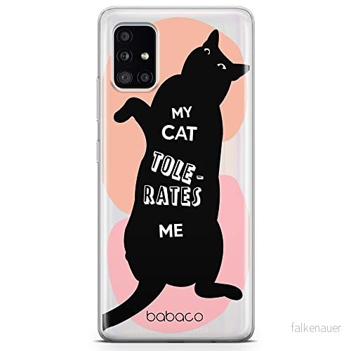 ERT GROUP mobiltelefonfodral för Samsung A51 5G originalt och officiellt licensierat Babaco mönster Cats 003 optimalt anpassad till formen på mobiltelefonen, gedeeltelijk transparant 5905131110589