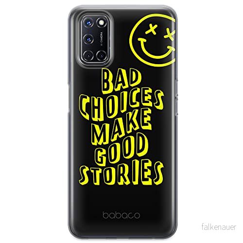 ERT GROUP mobiltelefonfodral för Oppo A92/ A72/ A52 originalt och officiellt licensierat Babaco mönster Bad choices 002 optimalt anpassad till formen på mobiltelefonen, fodral tillverkad av TPU plast 5903932917581