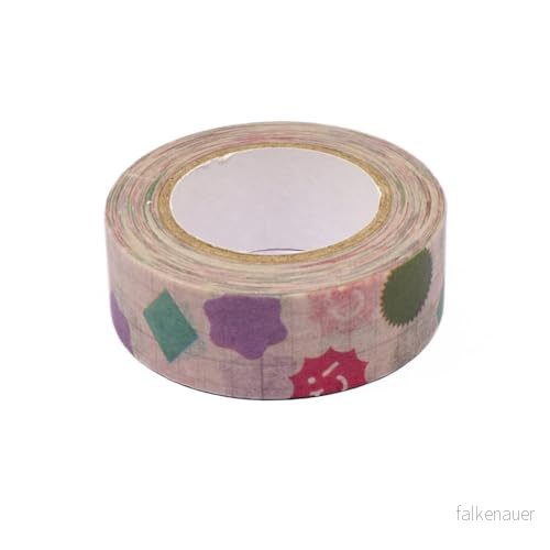 Craftelier tryckt Washi Tape dekorera dagböcker, album, hantverk eller korttillverkning Ny designstil med 1,5 cm x 10 m 8435487589687