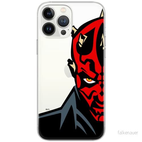 ERT GROUP mobiltelefonfodral för Xiaomi REDMI 10 originalt och officiellt licensierat Star Wars mönster Darth Maul 003, gedeeltelijk transparant 5904805008849