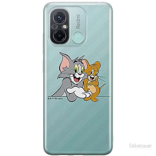 ERT GROUP mobiltelefonfodral för Xiaomi REDMI 12C/ 11A originalt och officiellt licensierat Tom & Jerry mönster 005 optimalt anpassad till formen på mobiltelefonen, gedeeltelijk transparant 5905511847128