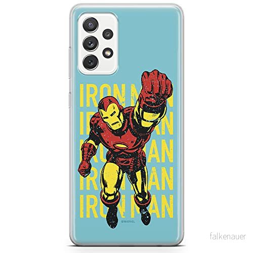 ERT GROUP mobiltelefonfodral för Samsung A33 5G originalt och officiellt licensierat Marvel mönster Iron Man 009 optimalt anpassad till formen på mobiltelefonen, fodral tillverkad av TPU plast 5904805344305