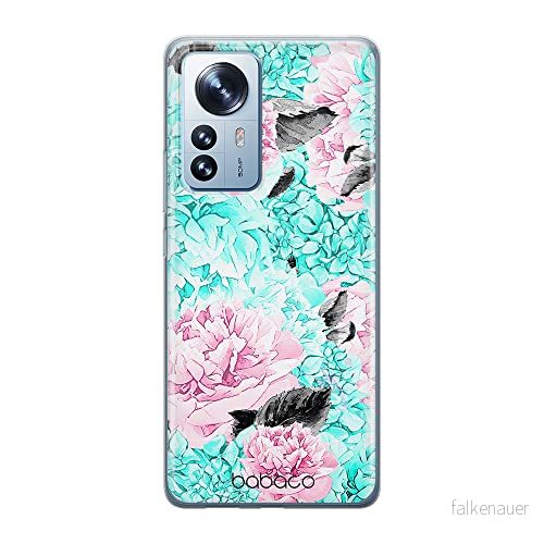 ERT GROUP mobiltelefonfodral för Xiaomi 12 / 12X originalt och officiellt licensierat Babaco mönster Flowers 003 optimalt anpassad till formen på mobiltelefonen, fodral tillverkad av TPU plast 5905511488468
