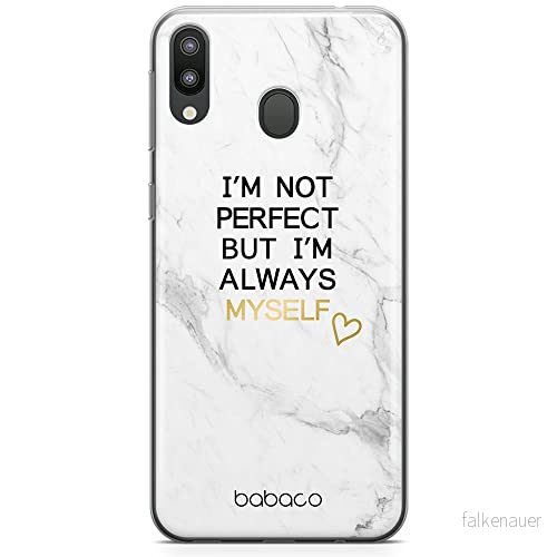 ERT GROUP mobiltelefonfodral för Samsung M20 originalt och officiellt licensierat Babaco mönster Positive vibes 005 optimalt anpassad till formen på mobiltelefonen, fodral tillverkad av TPU plast 5903932951554