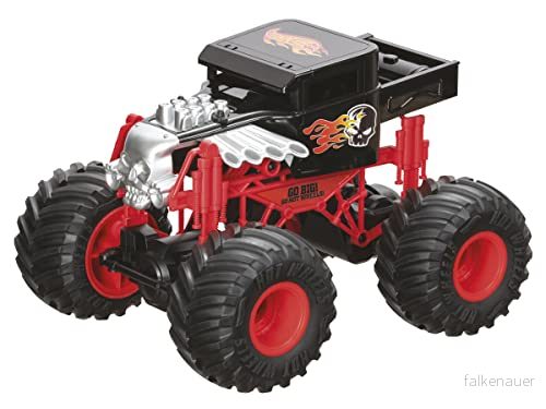 mondo 63648 varma hjul RC monster lastbilar ben skakare 28 motorer batteripaket ingår fjärrkontroll bil för barn röd/svart 63648, livsvit 8001011636488