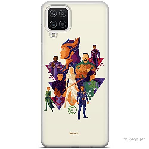 ERT GROUP mobiltelefonfodral för Samsung A12 / M12 originalt och officiellt licensierat Marvel mönster Eternals 007 optimalt anpassad till formen på mobiltelefonen, fodral tillverkad av TPU plast 5904805113161