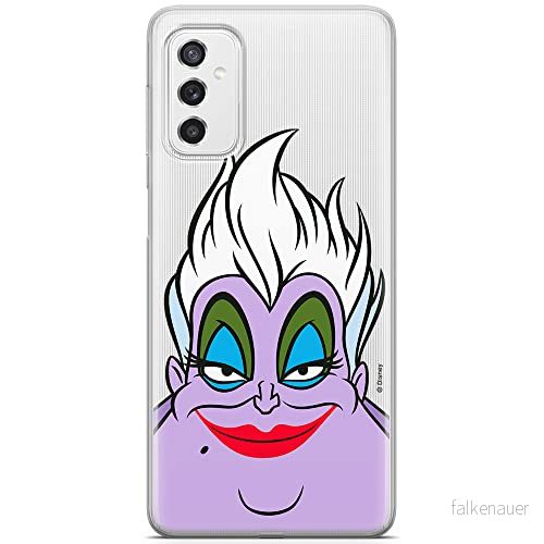 ERT GROUP mobiltelefonfodral för Samsung M52 5G originalt och officiellt licensierat Disney mönster Ursula 002 optimalt anpassad till formen på mobiltelefonen, gedeeltelijk transparant 5904805487668