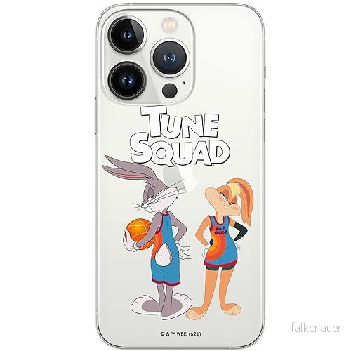 ERT GROUP mobiltelefonfodral för Iphone 13 PRO originalt och officiellt licensierat Looney Tunes mönster Space Jam 022 optimalt anpassad till formen på mobiltelefonen, gedeeltelijk transparant 5905511062965