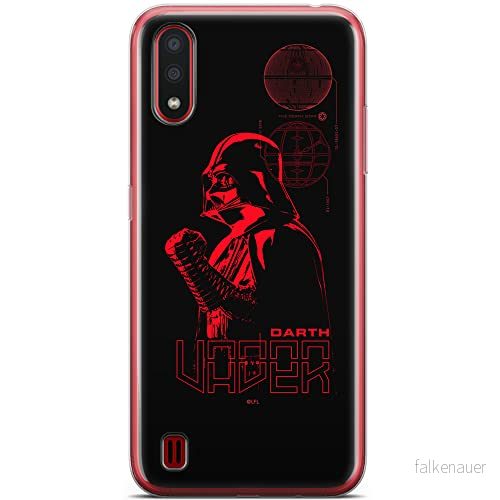 ERT GROUP mobiltelefonfodral för Samsung A01 originalt och officiellt licensierat Star Wars mönster Darth Vader 016 optimalt anpassad till formen på mobiltelefonen, fodral tillverkad av TPU plast 5904805428661