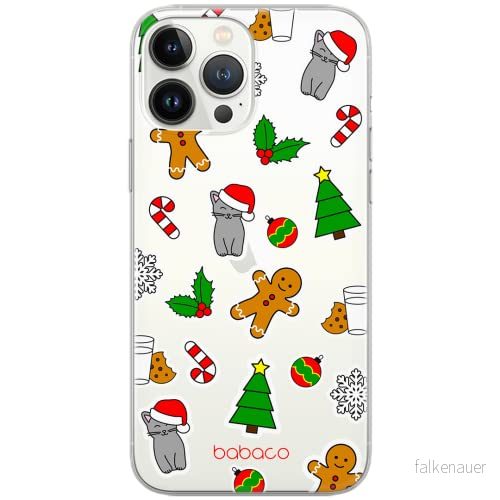 ERT GROUP mobiltelefonfodral för Apple Iphone 5/5S/SE originalt och officiellt licensierat Babaco mönster Winter 006 Vit optimalt anpassad till formen på mobiltelefonen, gedeeltelijk transparant 5903932050578