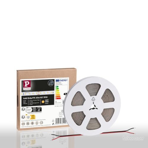 Paulmann 78449 Pro LED Strip Gold P150 927 10 m 55 W 750 lm/m 96 LED/m 2700 K LED-remsa 4000870784495