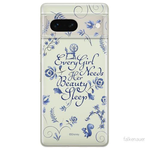 ERT GROUP mobiltelefonfodral för Google PIXEL 7 originalt och officiellt licensierat Disney mönster Aurora 002 optimalt anpassad till formen på mobiltelefonen, gedeeltelijk transparant 5905795147471