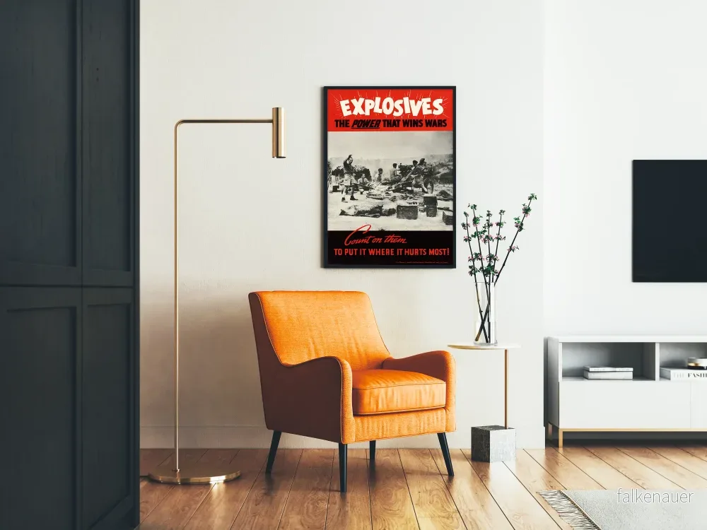 Vintageposter Explosives - Det avgörande maktmedlet i krig Artem Legrand - Bild 2
