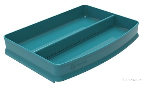 Exacompta Ref. 11634D 1 fack för brevinkast Combo Top Skandi, bredd 255 mm placering på dokument i A5 format Pacific blue 9002493216341