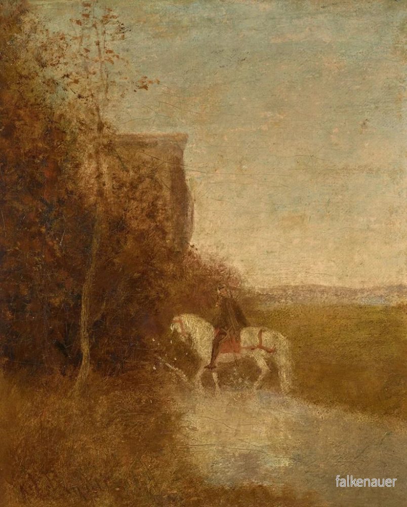 Målning Le Pèlerinage de Childe Harold - Albert Pinkham Ryder | Konsttryck - Bild 2