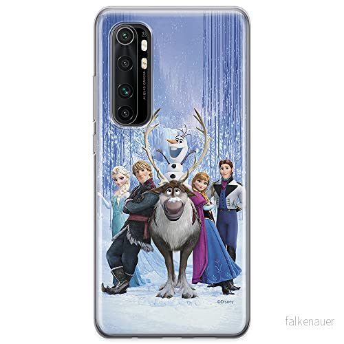 ERT GROUP mobiltelefonfodral för Xiaomi MI NOTE 10 Lite originalt och officiellt licensierat Disney mönster Frozen 001 optimalt anpassad till formen på mobiltelefonen, fodral tillverkad av TPU plast 5904805586125